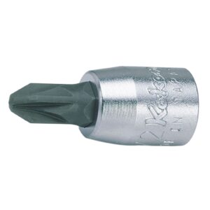 Koken 2000.28 Bit Socket 1/4"Dr #3 Pozi