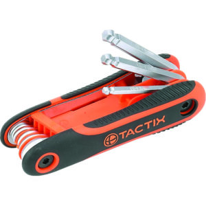 Tactix 8pc Hex Key Ball Point End Set-Metric