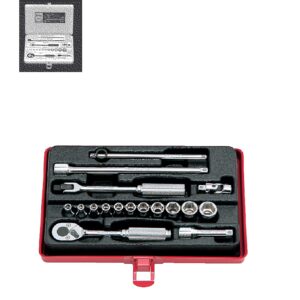 Koken 2261M Socket Set 6pt 17pc 1/4"Dr 4-12mm