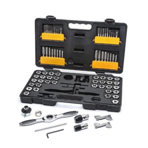 GEARWRENCH 77Pc SAE & Metric Ratcheting Tap & Die Set