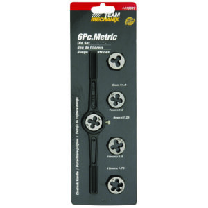 6pc Metric Die Set