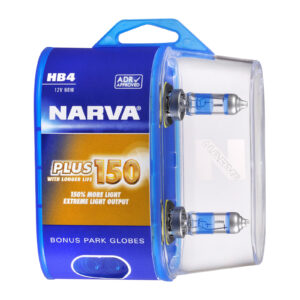 NARVA PLUS150 HB4 GLOBE 12V 51W TWIN PACK
