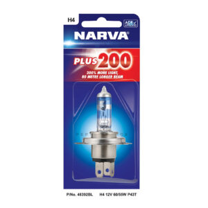 NARVA PLUS200 H4 12V 60/55W P43T