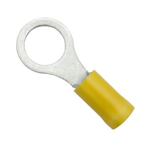Champion 5/16in / 8mm Yellow Ring Terminal - 100pk