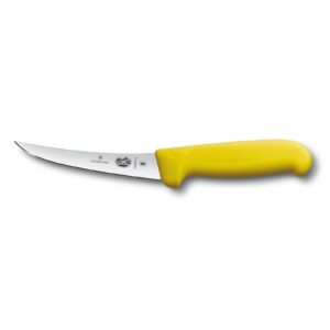 Victorinox Boning Knife 5.6608.12cm Curved Blade Yellow Handle