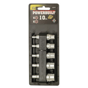 3/8” Dr 10pc Female Torx Socket Set