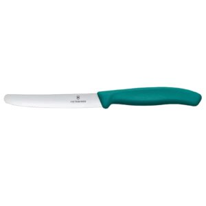 Victorinox Tomato & Sausage Knife 11 cm with Green Handle