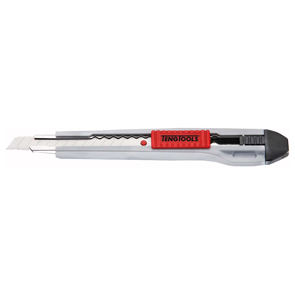 Teng 9mm Snap-off Blade Box Knife 140mm (Plastic) 1 Teng 9mm Snap-off Blade Box Knife 140mm (Plastic)