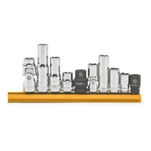 GEARWRENCH 10Pc 10mm 1/4 & 3/8 in. Drive Socket Set