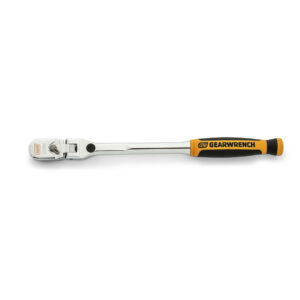 GEARWRENCH 1/4in. Drive 120XP Dual Material Handle Locking Flex Head Ratchet (9in.)