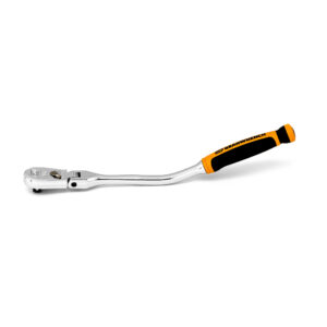 GEARWRENCH 3/8in. Drive 90-Tooth Dual Material Offset Flex Head Teardrop Ratchet (12-1/4in.)
