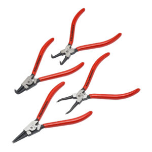 GEARWRENCH 4 Pc 7in. Fixed Tip Internal & External Snap Ring Plier Set