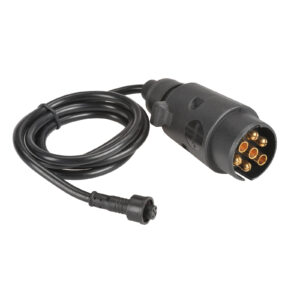 NARVA PLUG TRAILER 7 PIN ROUND 1M WATERPROOF