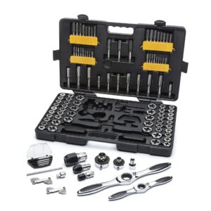 GEARWRENCH 114Pc Metric/SAE Ratcheting Tap & Die Set