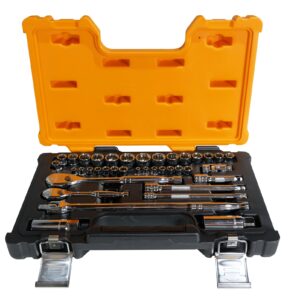 GEARWRENCH 38Pc 1/4 & 3/8 in. Drive SAE/Metric Standard Socket Set