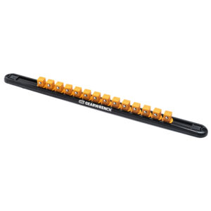 GEARWRENCH 1/2in. Drive Magnetic Socket Rail w/ 14 Clips