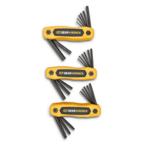 GEARWRENCH 25Pc Metric/SAE/Torx® Folding Hex Key Set