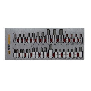 GEARWRENCH 32Pc Hex & Torx® Bit Set in EVA Tray