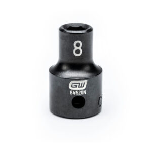 GEARWRENCH 8mm 1/2in. Drive 6-Point Metric Standard Impact Socket