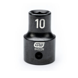 GEARWRENCH 10mm 1/2in. Drive 6-Point Metric Standard Impact Socket