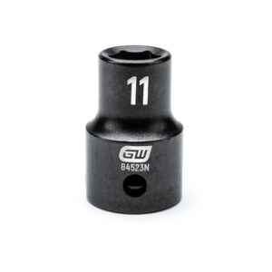 GEARWRENCH 11mm 1/2in. Drive 6-Point Metric Standard Impact Socket