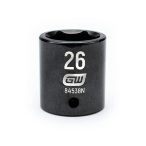 GEARWRENCH 26mm 1/2in. Drive 6-Point Metric Standard Impact Socket