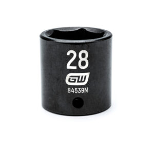 GEARWRENCH 28mm 1/2in. Drive 6-Point Metric Standard Impact Socket