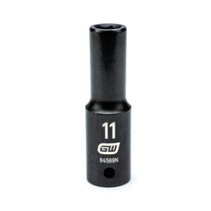 GEARWRENCH 11mm 1/2in. Drive 6-Point Metric Deep Impact Socket
