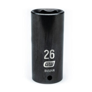 GEARWRENCH 26mm 1/2in. Drive 6-Point Metric Deep Impact Socket