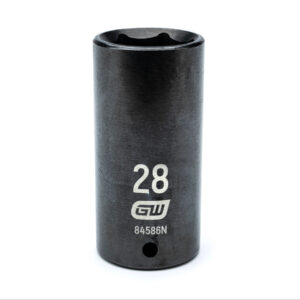 GEARWRENCH 28mm 1/2in. Drive 6-Point Metric Deep Impact Socket
