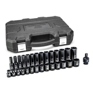 GEARWRENCH 29Pc 3/8in. Drive Metric Standard & Deep Impact Socket Set