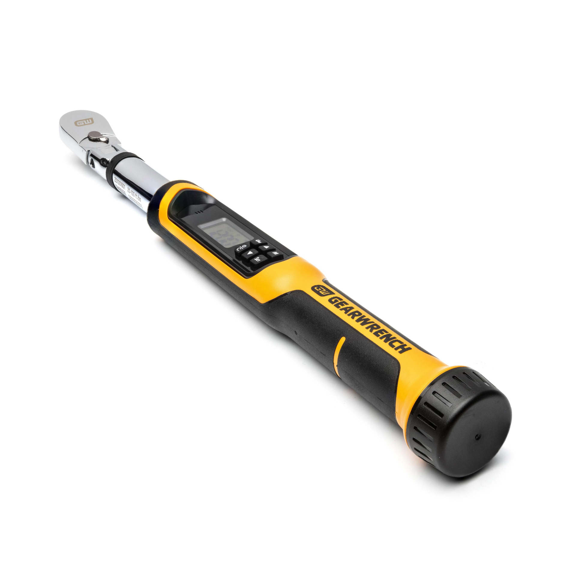 GEARWRENCH 3/8in. Drive 10-100ft/lbs. Flex Head Electronic Torque Wrench w/ Angle 2 GEARWRENCH 3/8in. Drive 10-100ft/lbs. Flex Head Electronic Torque Wrench w/ Angle - Image 2