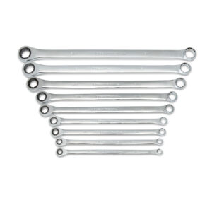 GEARWRENCH 9Pc 72-Tooth 12-Point SAE XL GearBox™ Double Box Ratcheting Wrench Set