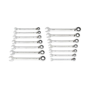 GEARWRENCH 14Pc 90-Tooth 12-Point SAE Reversible Ratcheting Wrench Set