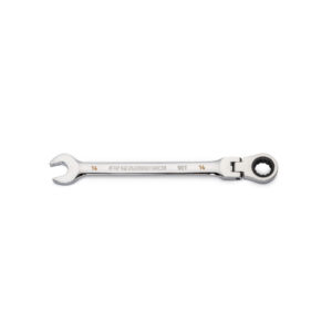 GEARWRENCH 14mm 90-Tooth Flex Head Combination Ratcheting Wrench