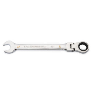 GEARWRENCH 22mm 90-Tooth Flex Head Combination Ratcheting Wrench