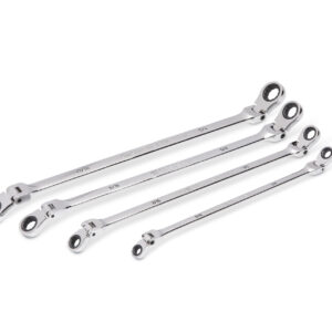 GEARWRENCH 4Pc 90-Tooth 12-Point SAE GearBox™ Double Flex Ratcheting Wrench Set