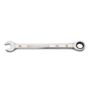 GEARWRENCH 19mm 90-Tooth Combination Ratcheting Wrench
