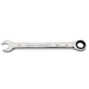 GEARWRENCH 24mm 90-Tooth Combination Ratcheting Wrench