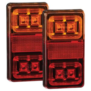 NARVA LED 12V MDL35 REAR STOP/TAIL/IND PK2