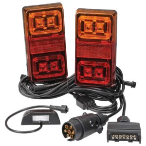 NARVA LED 12V MDL35 RECTANGLE TRAILER LAMP KIT