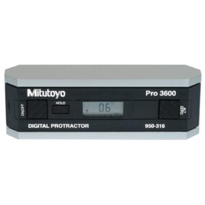 Mitutoyo PRO3600 Digimatic Protractor 0.01 deg High Accuracy with Data Output