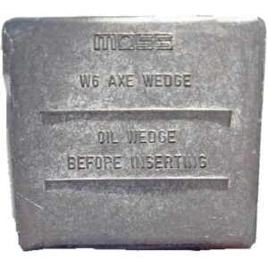 Moss Handle Wedges Alloy - Axe Size 2 pce