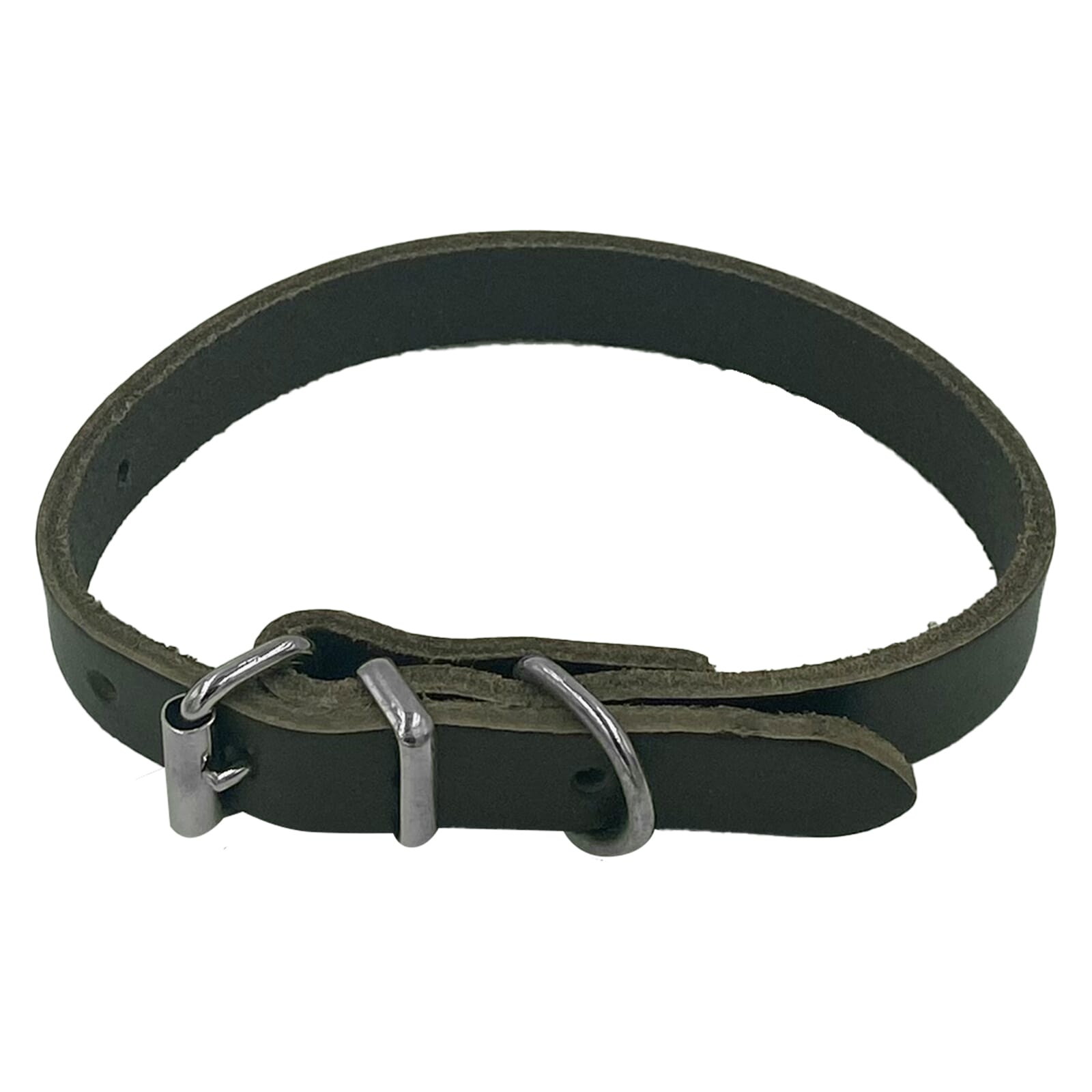 Taurus Coloured Leather Collar 12mm X 330mm Brown 1 Taurus Coloured Leather Collar 12mm X 330mm Brown