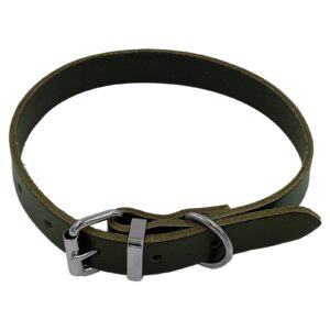 Taurus Coloured Leather Collar 19mm X 485mm Brown