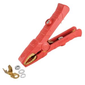 PROJECTA CLAMP SOLID BRASS RED