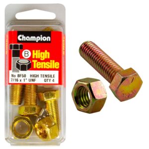 Champion 1 x 7/16in Set Screw & Nut (B) - GR5