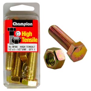 Champion 1-1/2in x 1/2in Set Screw  & Nut (C) - GR5