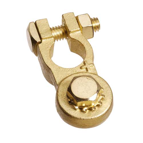 TERM BRASS H/D STUD POS PK10 1 PROJECTA TERM BRASS H/D STUD POS PK10
