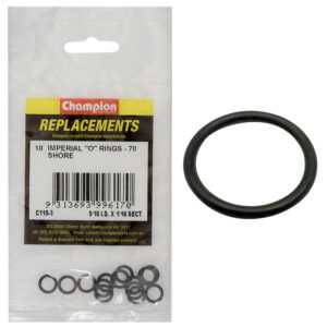 Champion 5/16in (I.D.) x 1/16in Imperial O-Ring -10pk